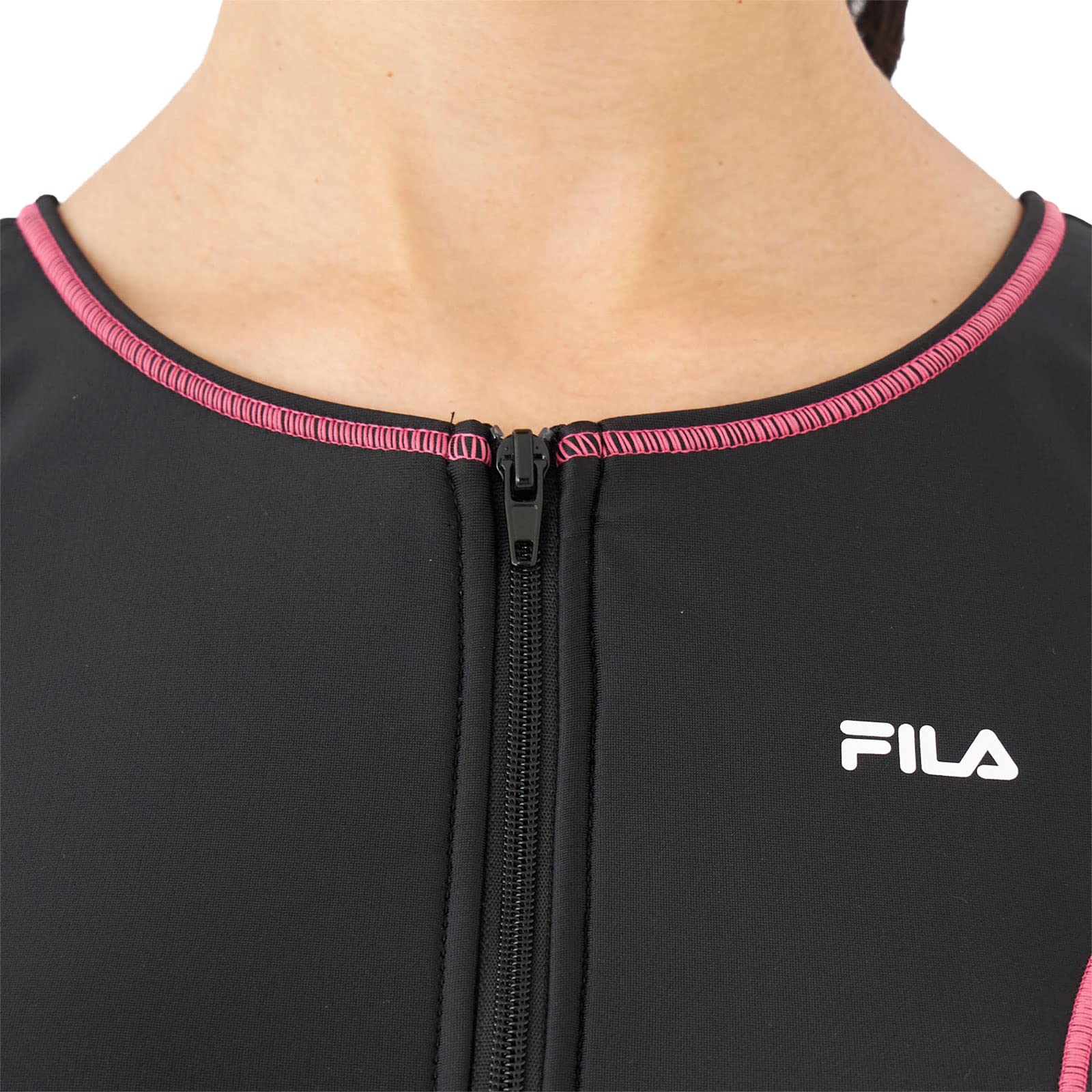 Amazon.co.jp: [フィラ] フィットネス水着 ジップタンキニ上下+